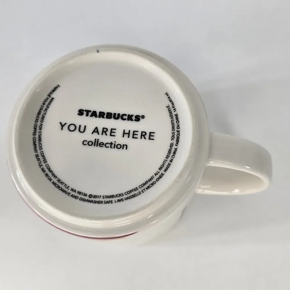 Starbucks You Are Here Nashville Mug 14 oz Ceramic City Coffee Tea Cup Collector